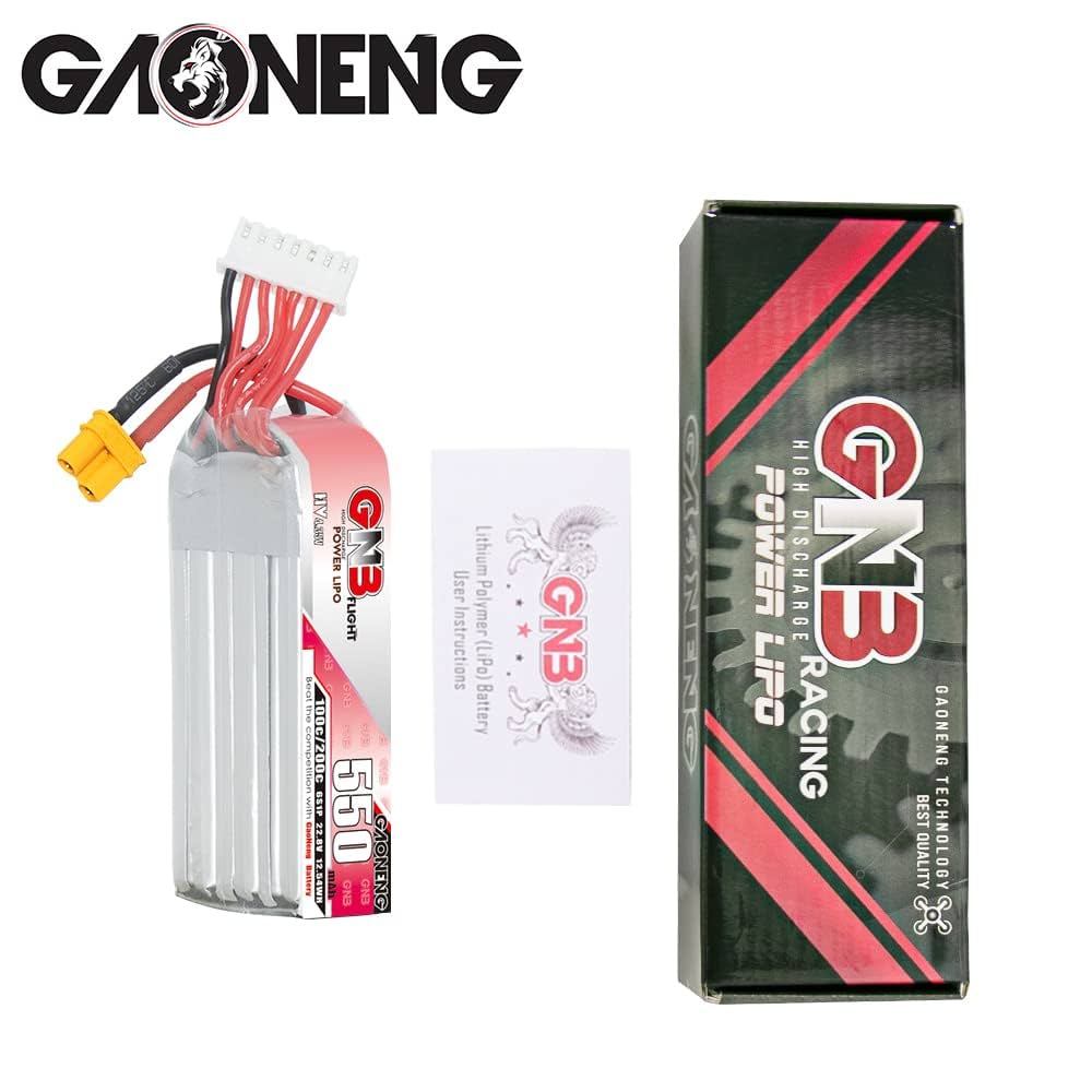 GAONENG GNB リポバッテリー6S 1100mAh 新旧6個セット GAONENG GNB 6S 22.2V 5200mAh 110C LiPo Battery Car Drone